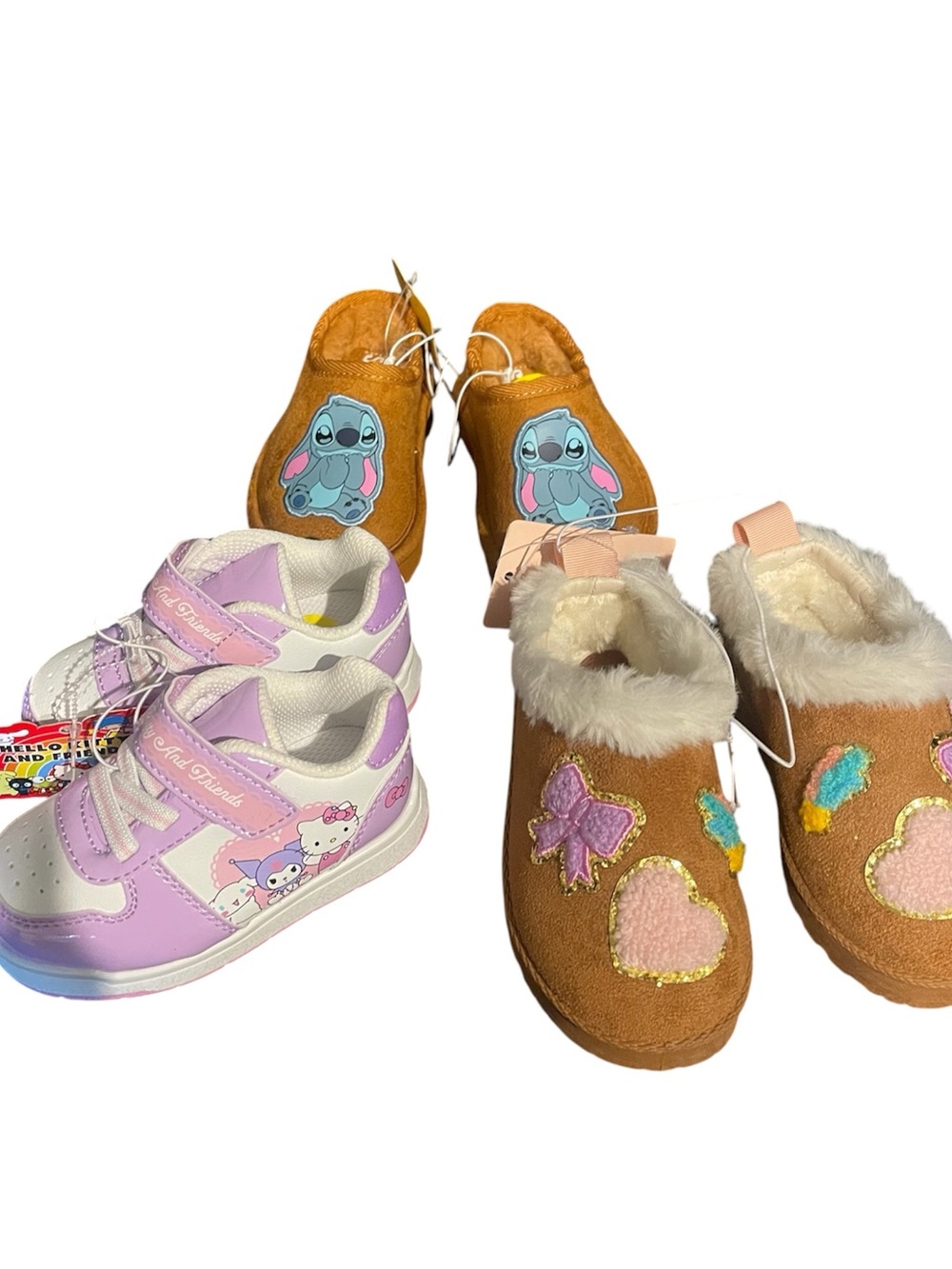 Hello Kitty Kids Pink & Brown Sneakers and shoes bundle
